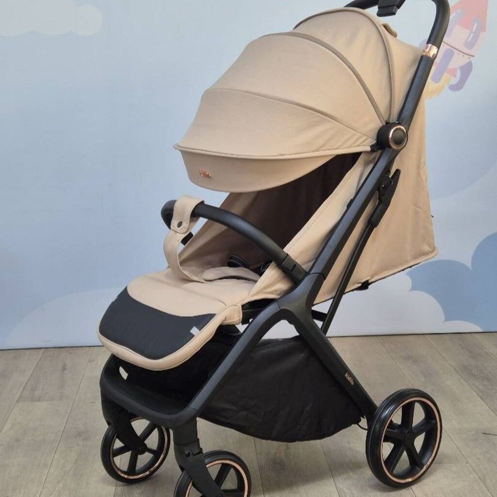 Poussette valise compacte beige C5 Kidilo