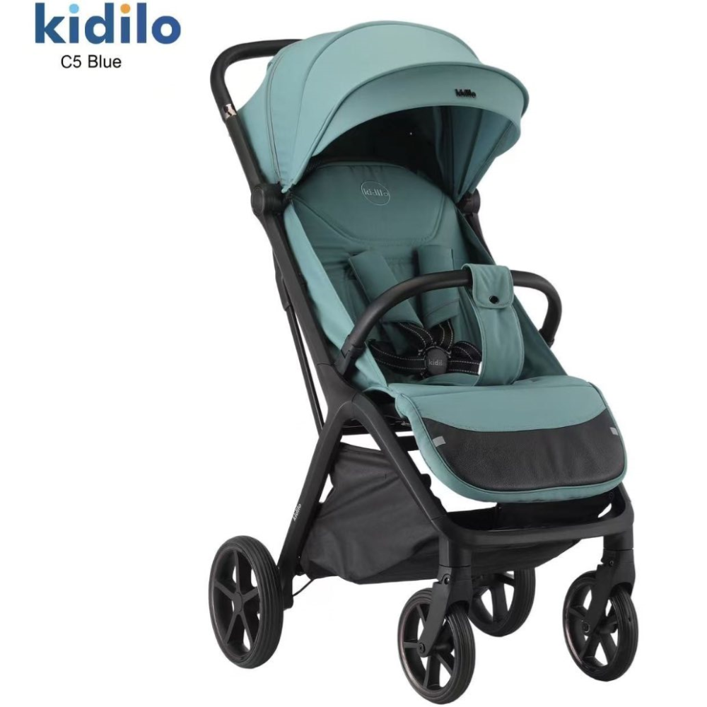 Poussette valise compacte bleu C5 Kidilo