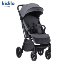 Poussette valise compacte gris C5 Kidilo