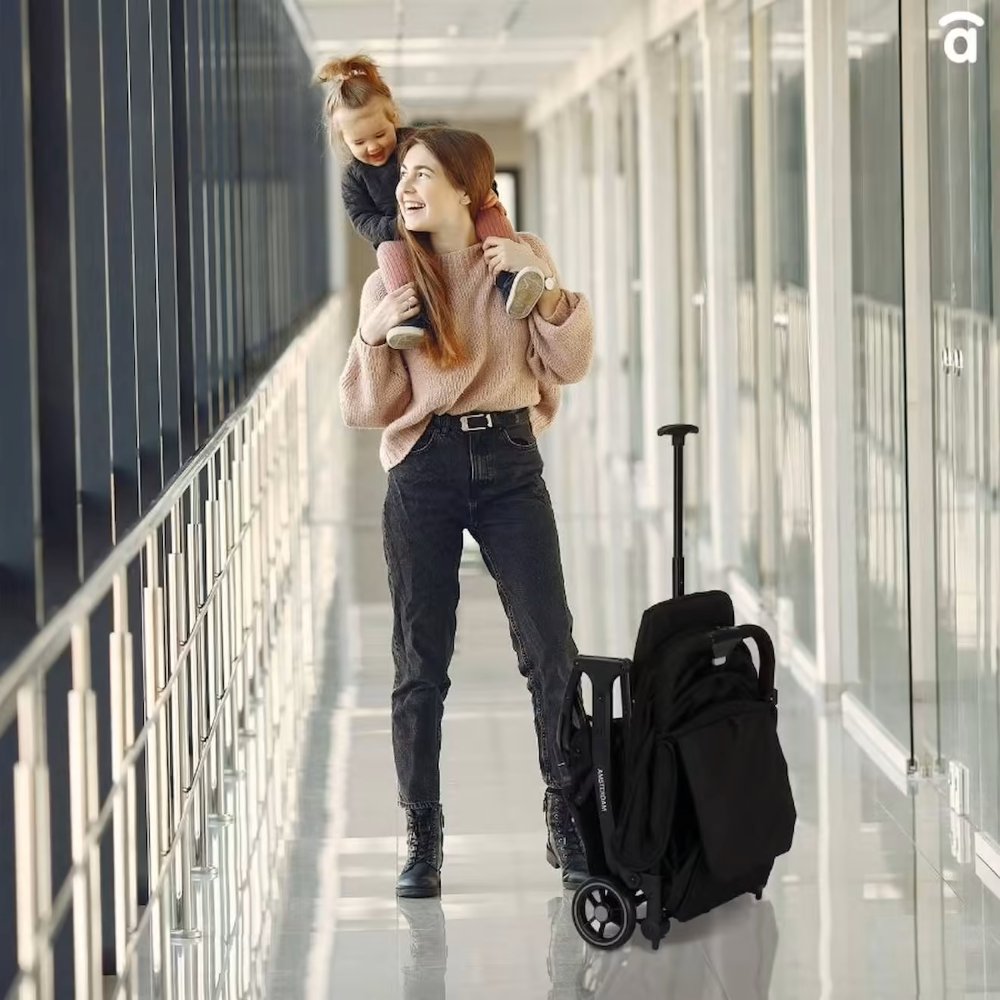 Poussette et maxicosy Amsterdam Gold Asalvo