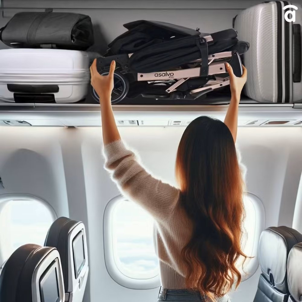 Poussette et maxicosy Amsterdam Gold Asalvo