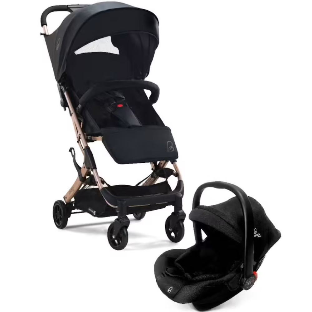 Poussette et maxicosy Amsterdam Gold Asalvo