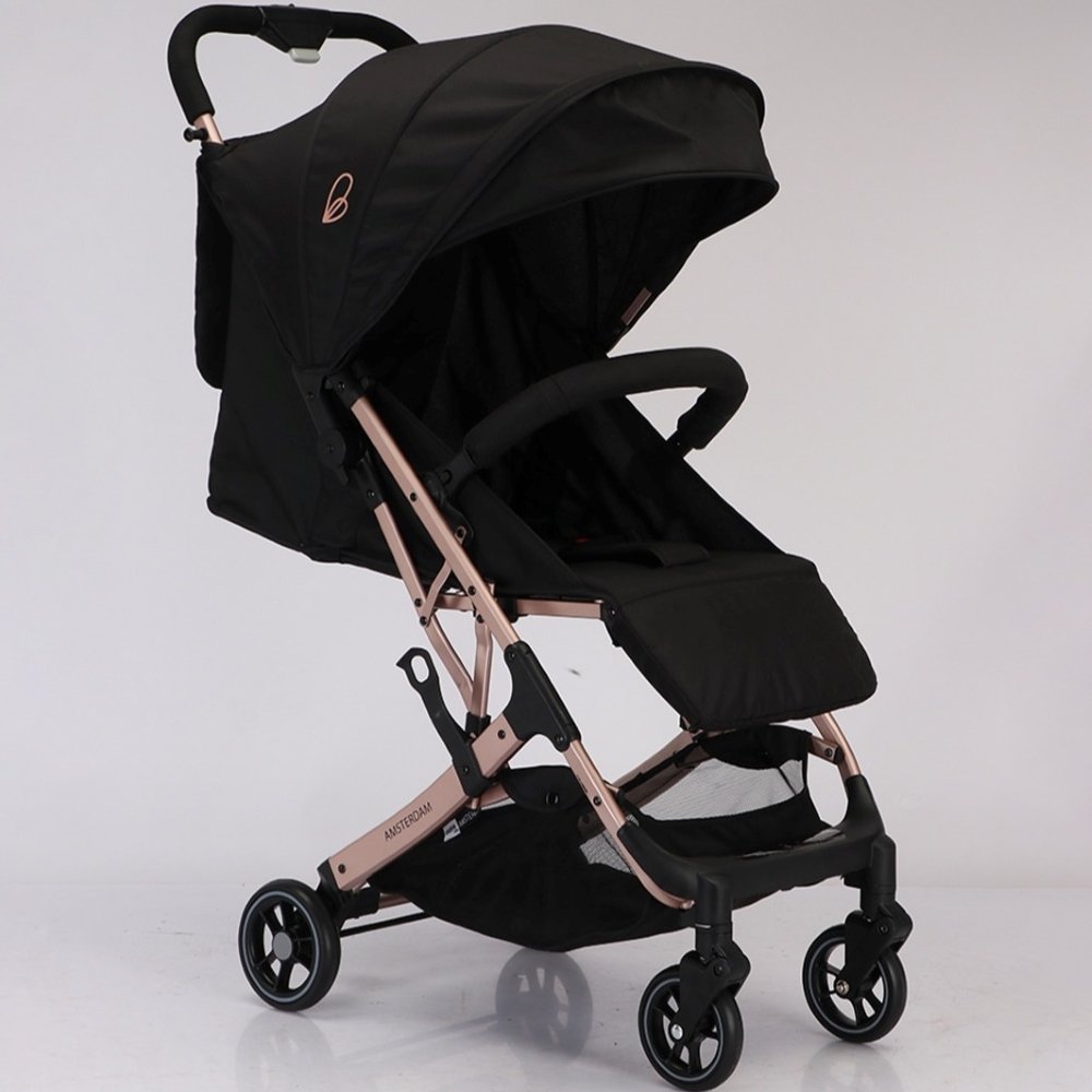 Poussette et maxicosy Amsterdam Gold Asalvo