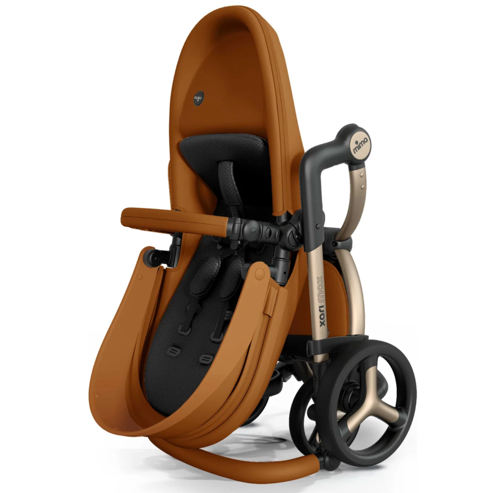 Poussette Mima Xari Max camel champagne