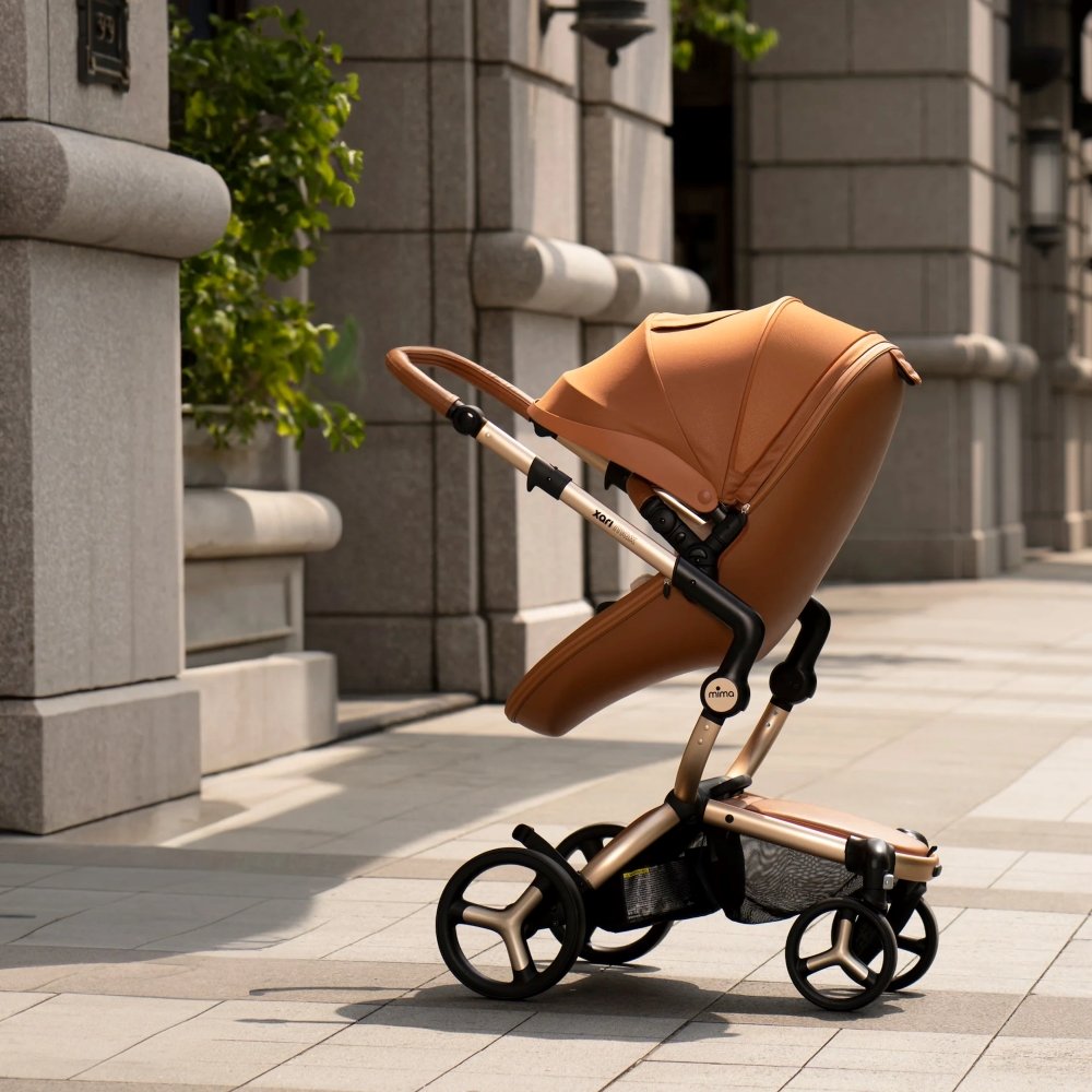 Poussette Mima Xari Max camel champagne