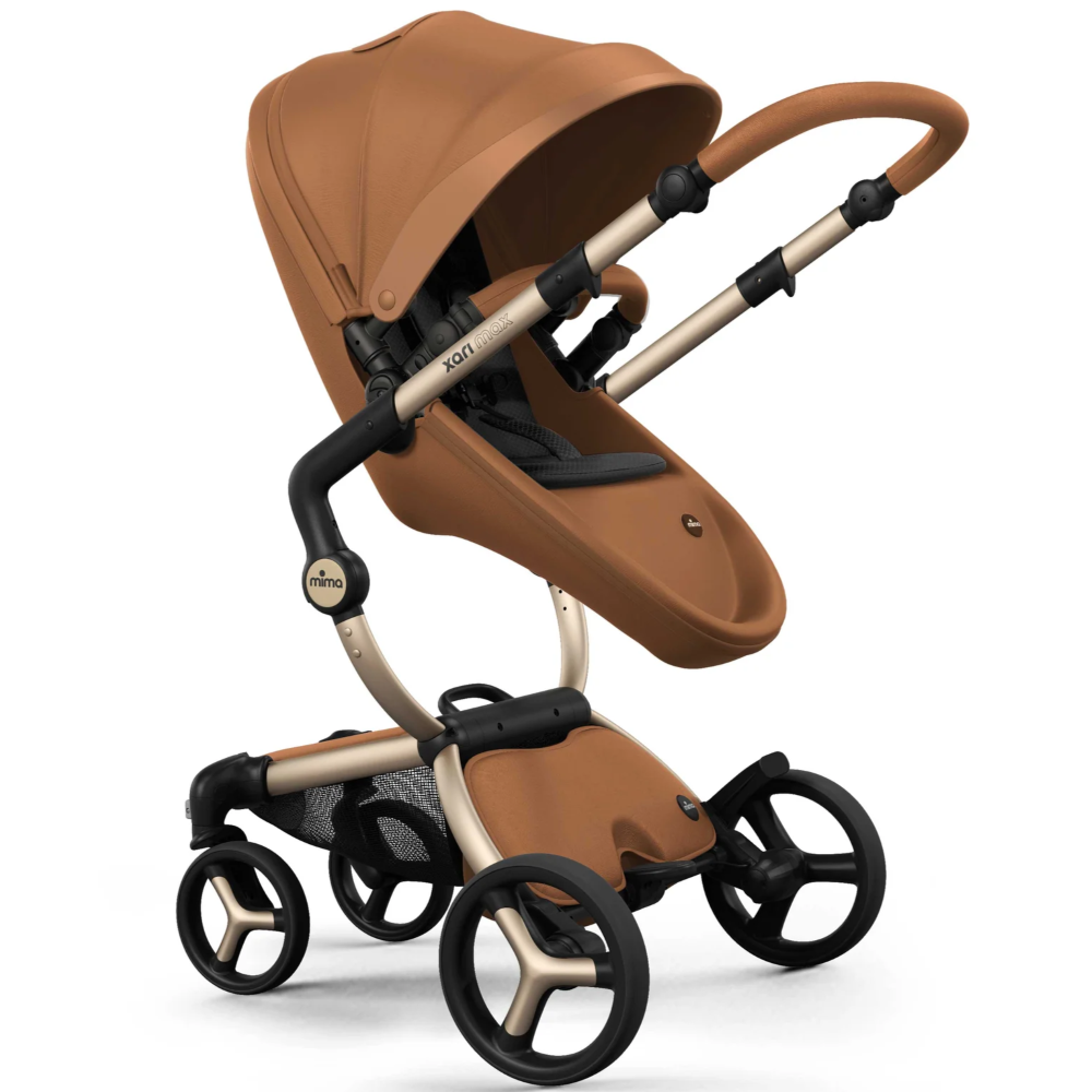 Poussette Mima Xari Max camel champagne