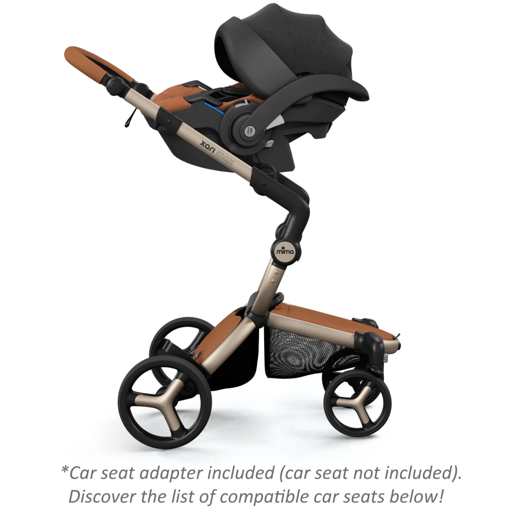 Poussette Mima Xari Max camel champagne