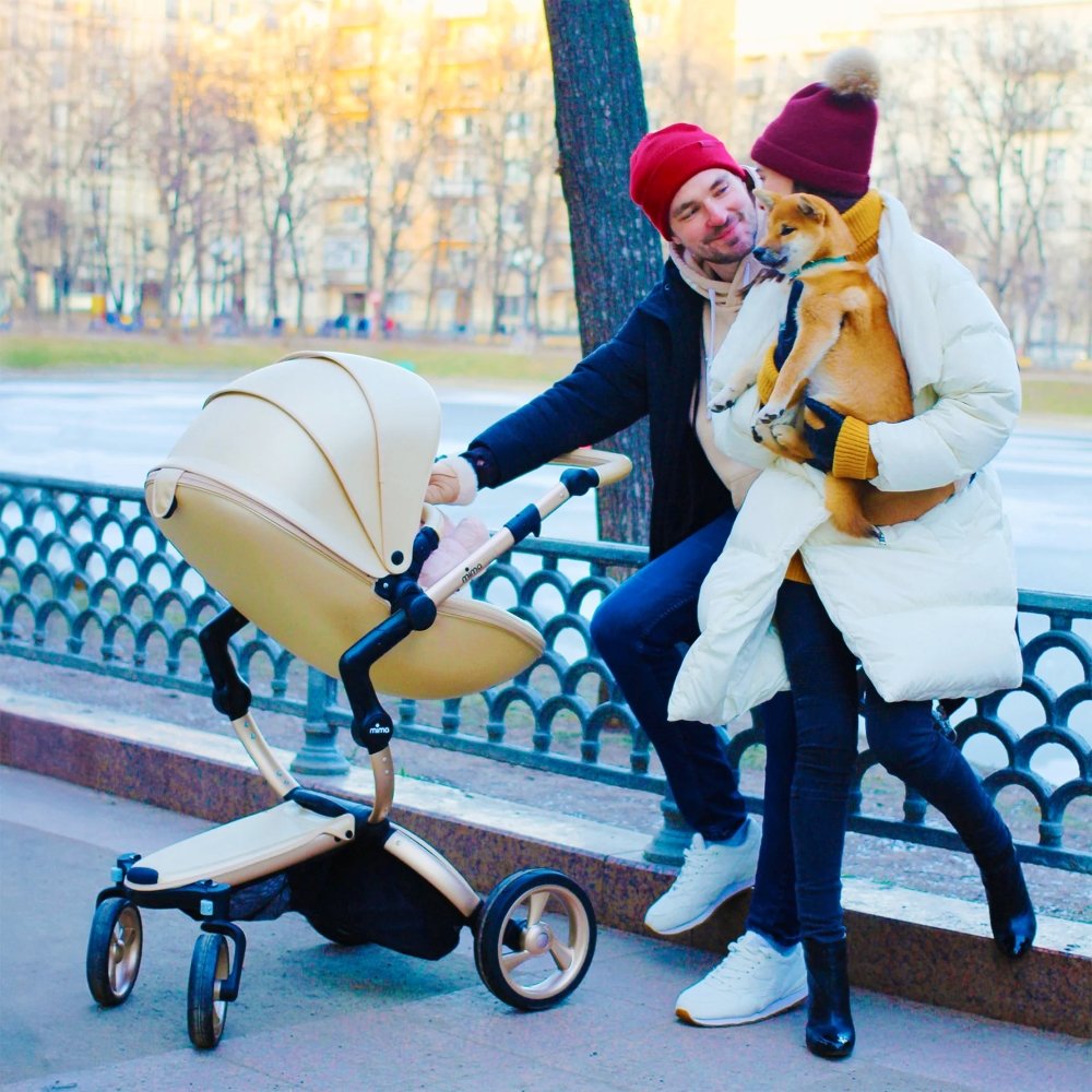 Poussette nacelle Xari Champagne Mima