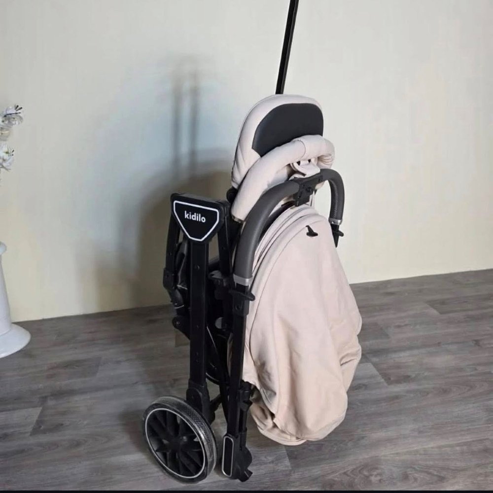 Poussette valise réversible Beige K919 Kidilo