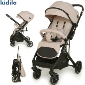 Poussette valise réversible Beige K919 Kidilo