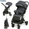 Poussette valise réversible Gris K919 Kidilo