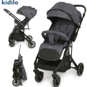 Poussette valise réversible Gris K919 Kidilo