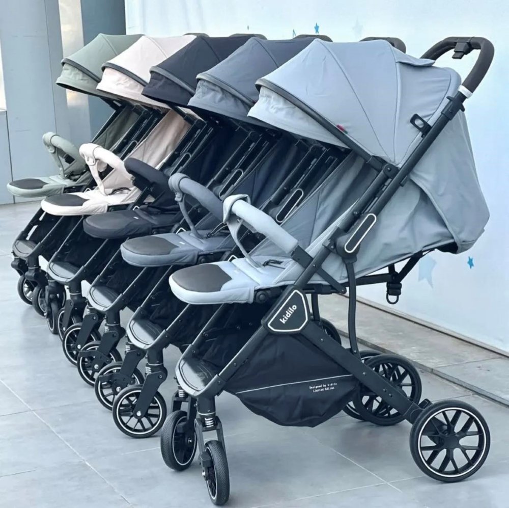 Poussette valise réversible Gris K919 Kidilo