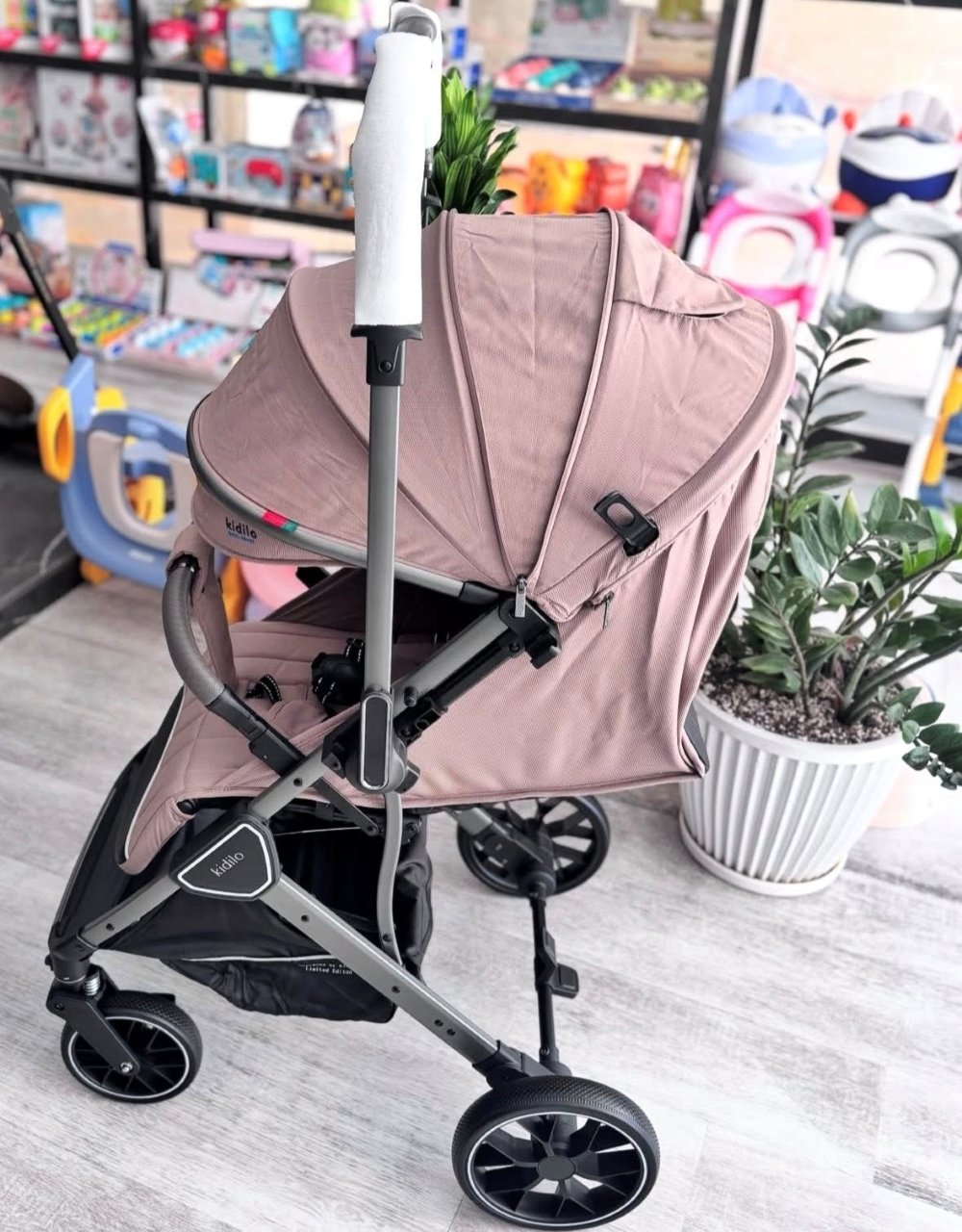 Poussette valise réversible Marron K919 Kidilo