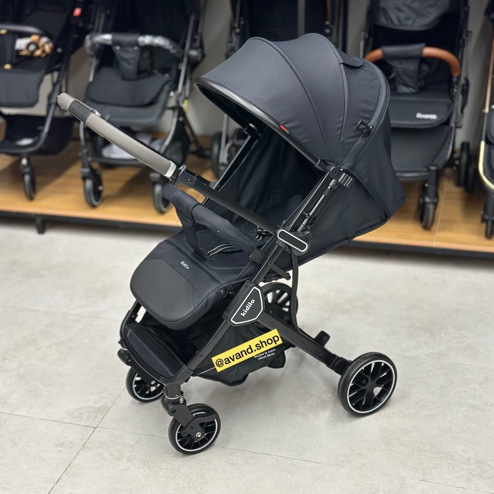 Poussette valise réversible Noir K919 Kidilo