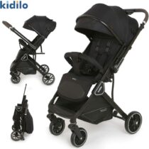Poussette valise réversible Noir K919 Kidilo