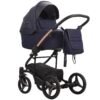 Poussette trio Torino bleu rose gold Bebetto