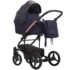 Poussette trio Torino bleu rose gold Bebetto