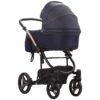 Poussette trio Torino bleu rose gold Bebetto