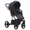 Poussette trio Torino bleu rose gold Bebetto