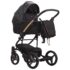 Poussette trio Torino noir rose gold Bebetto