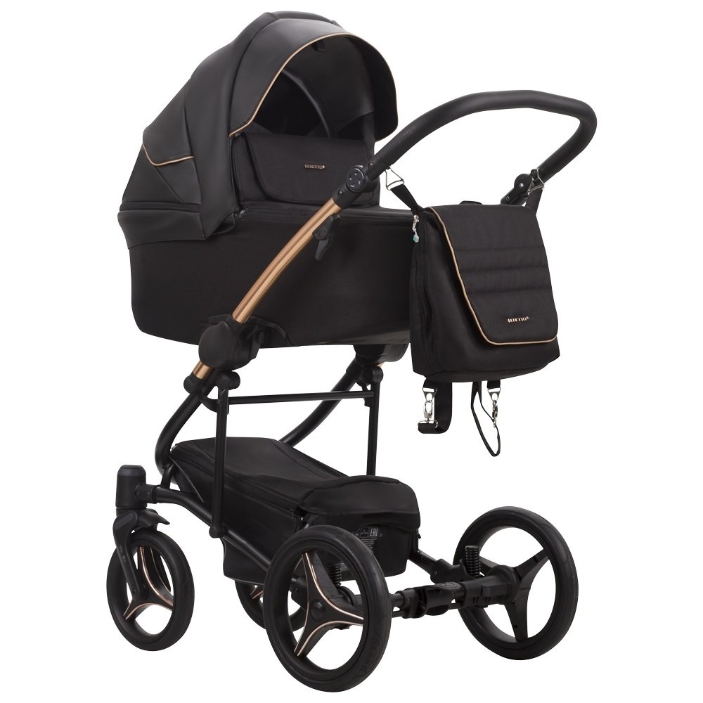Poussette trio Torino noir rose gold Bebetto