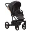 Poussette trio Torino noir rose gold Bebetto