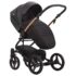 Poussette trio Torino noir rose gold Bebetto