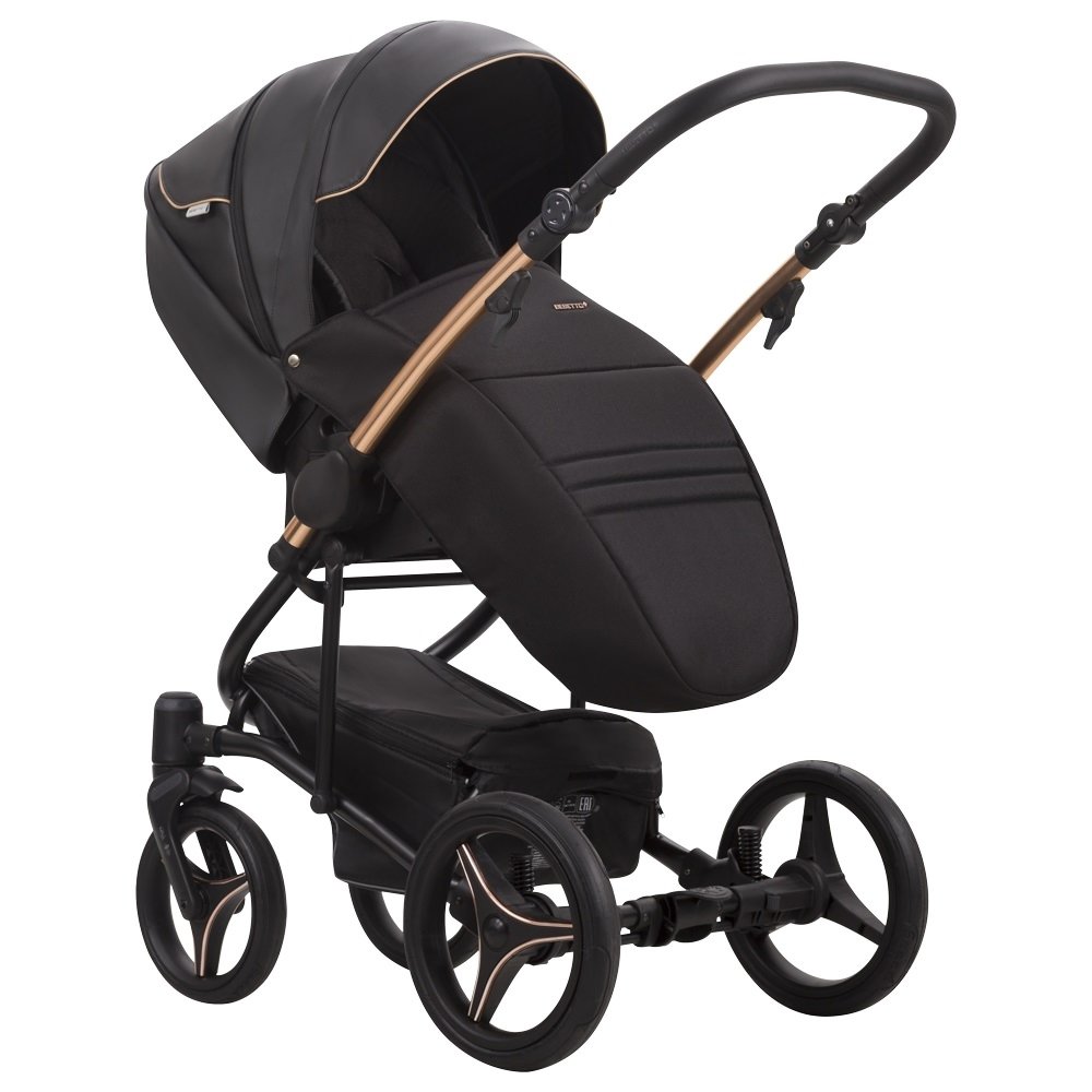 Poussette trio Torino noir rose gold Bebetto