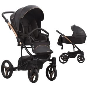 Poussette trio Torino noir rose gold Bebetto