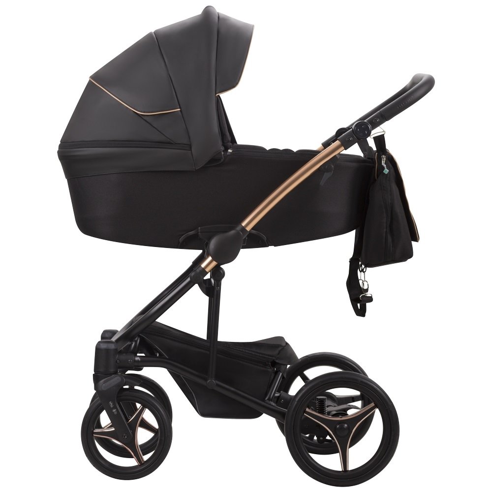 Poussette trio Torino noir rose gold Bebetto