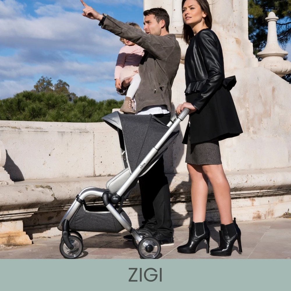 Poussette Zigi charcoal Mima