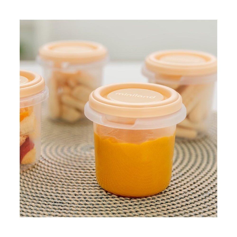 Set de 4 pots de conservation Valencia 250Ml Miniland