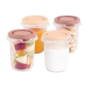 Set de 4 pots de conservation Valencia 250Ml Miniland