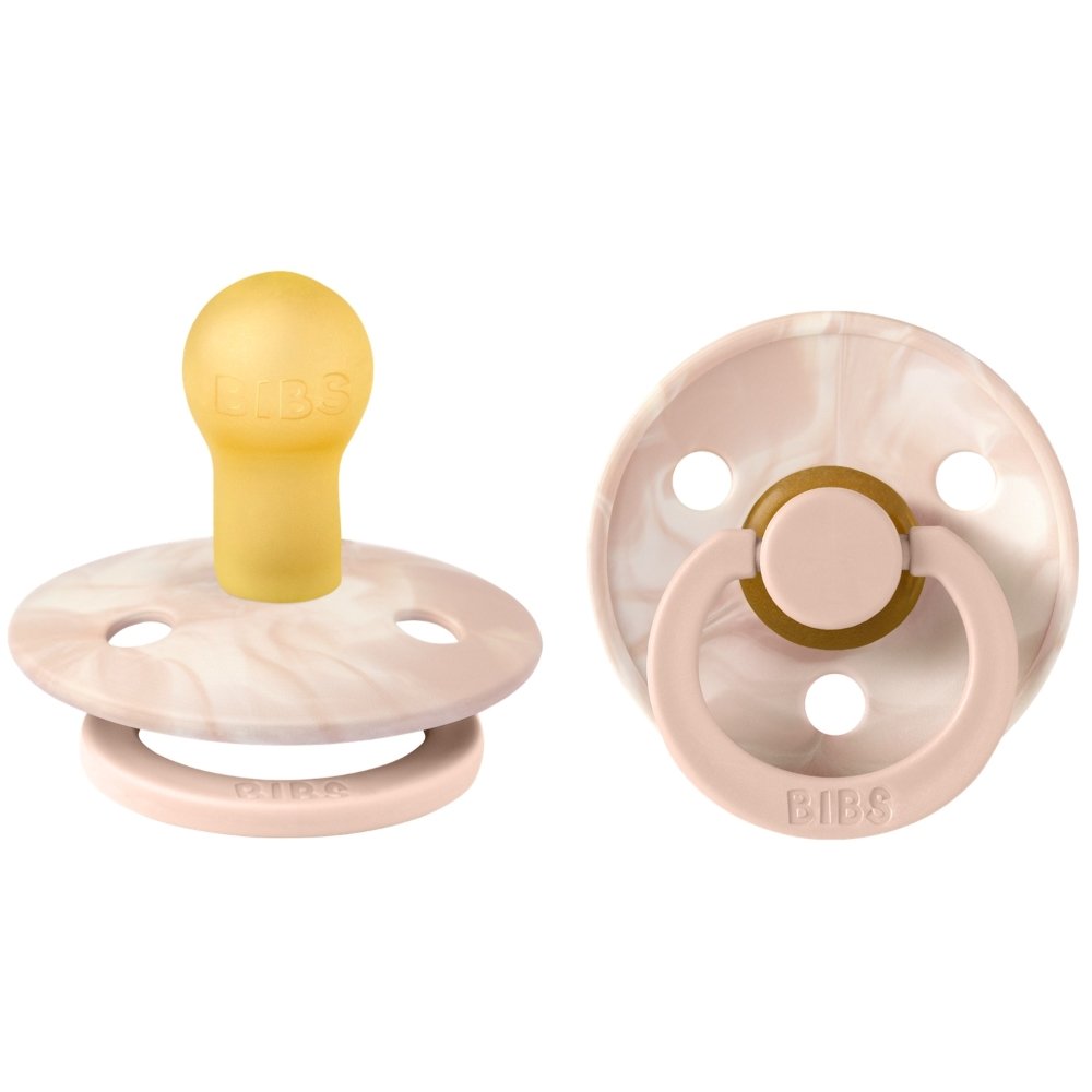 Sucettes Blush Ivory / Blush Ivory Bibs 6-18 Mois