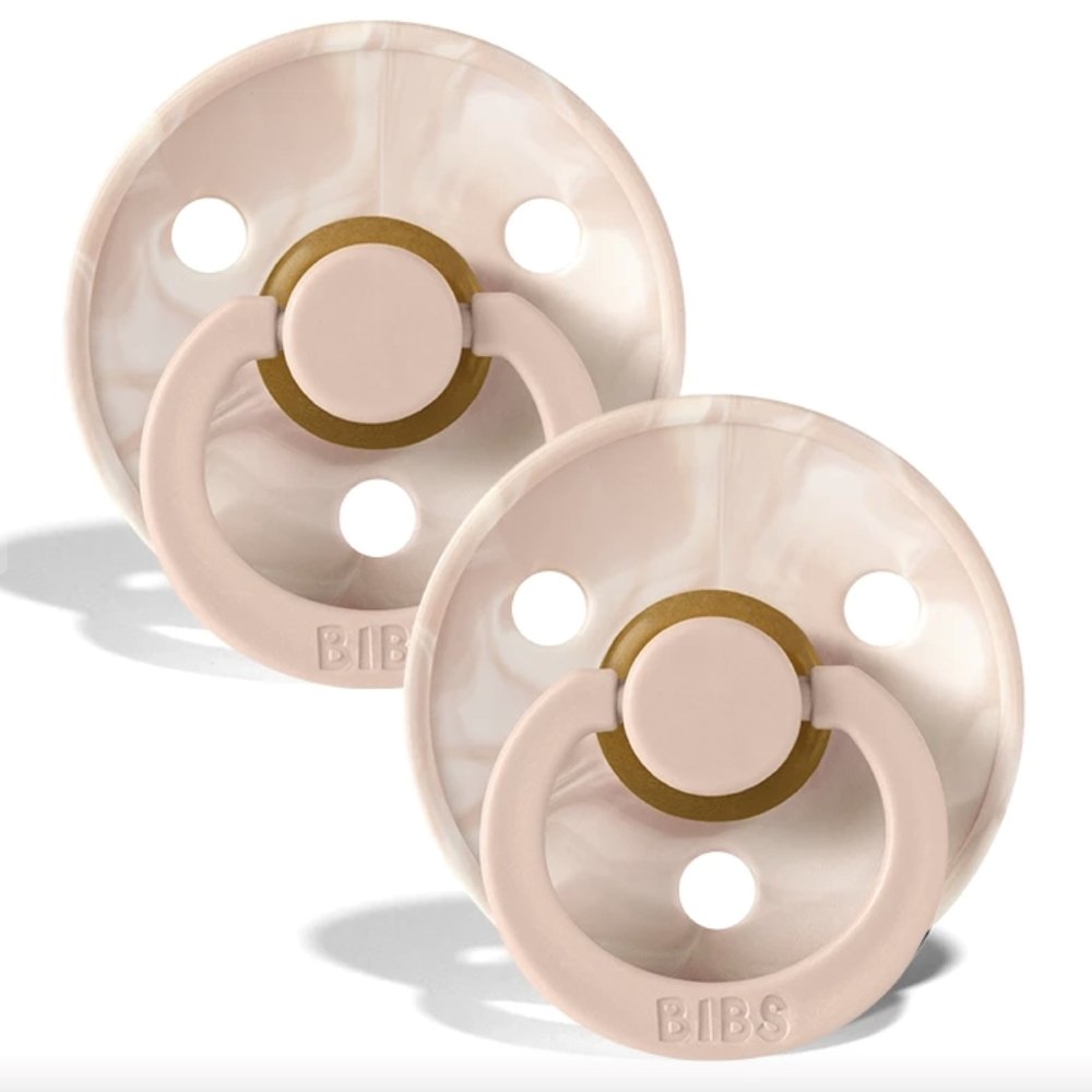 Sucettes Blush Ivory / Blush Ivory Bibs 0-6 Mois