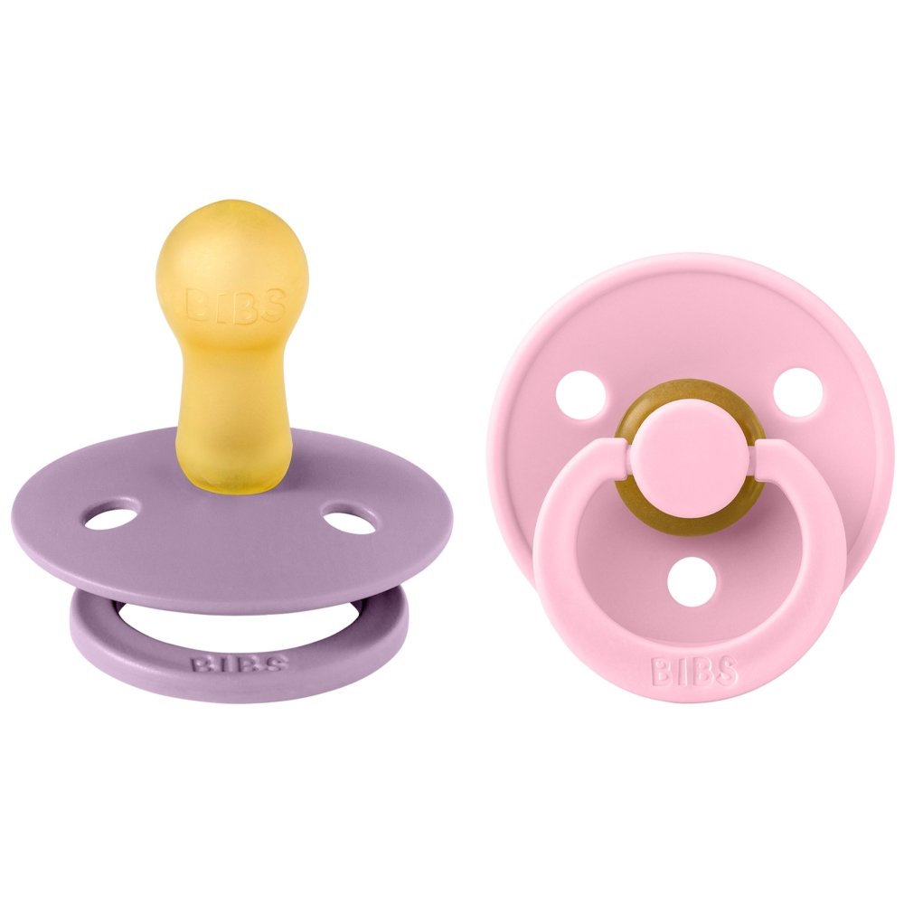 Sucettes Lavender / Baby Pink Bibs 6-18 Mois