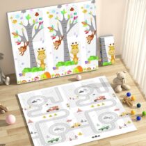 Tapis de jeux réversible girafe XXL Ms Innovaciones