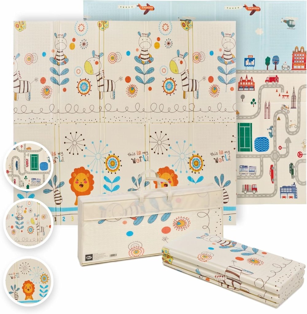 Tapis de jeux réversible lion XXL Ms Innovaciones