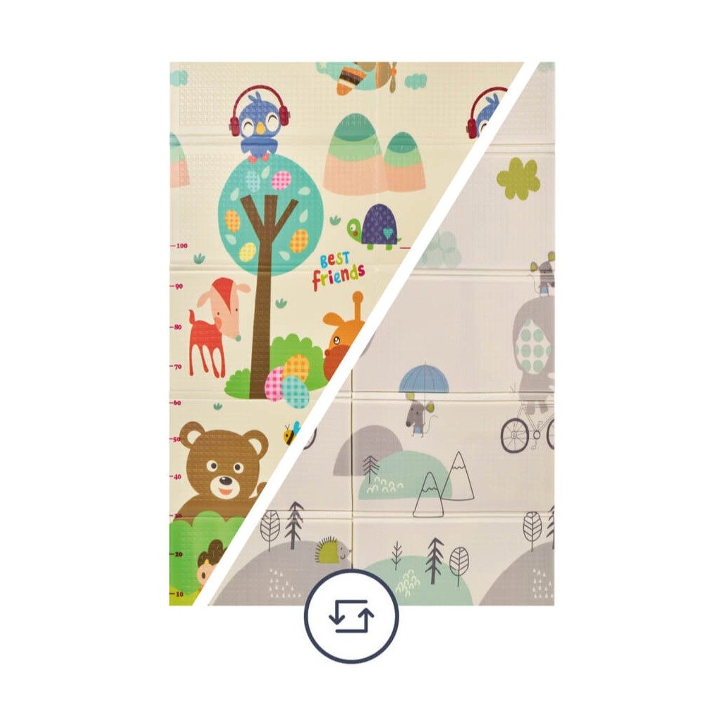 Tapis de jeux réversible éléphant XL Ms Innovaciones