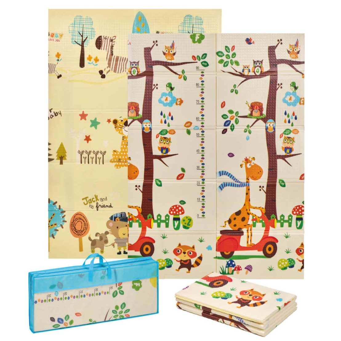 Tapis de jeux réversible girafe XL Ms Innovaciones