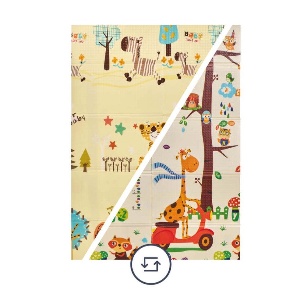 Tapis de jeux réversible girafe XL Ms Innovaciones