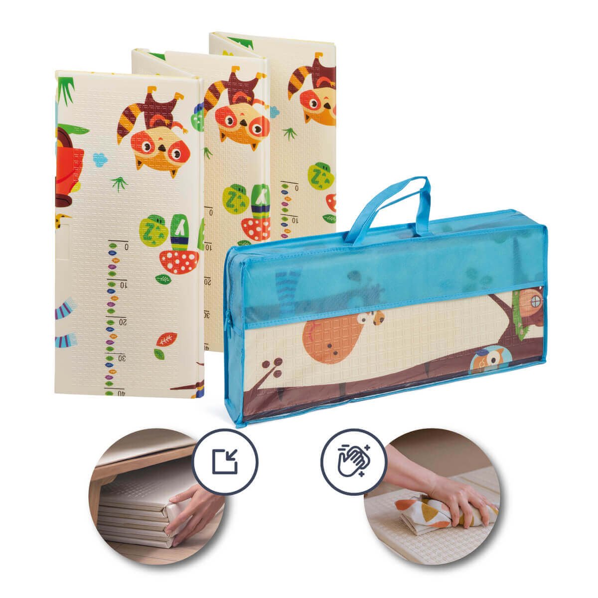 Tapis de jeux réversible girafe XL Ms Innovaciones