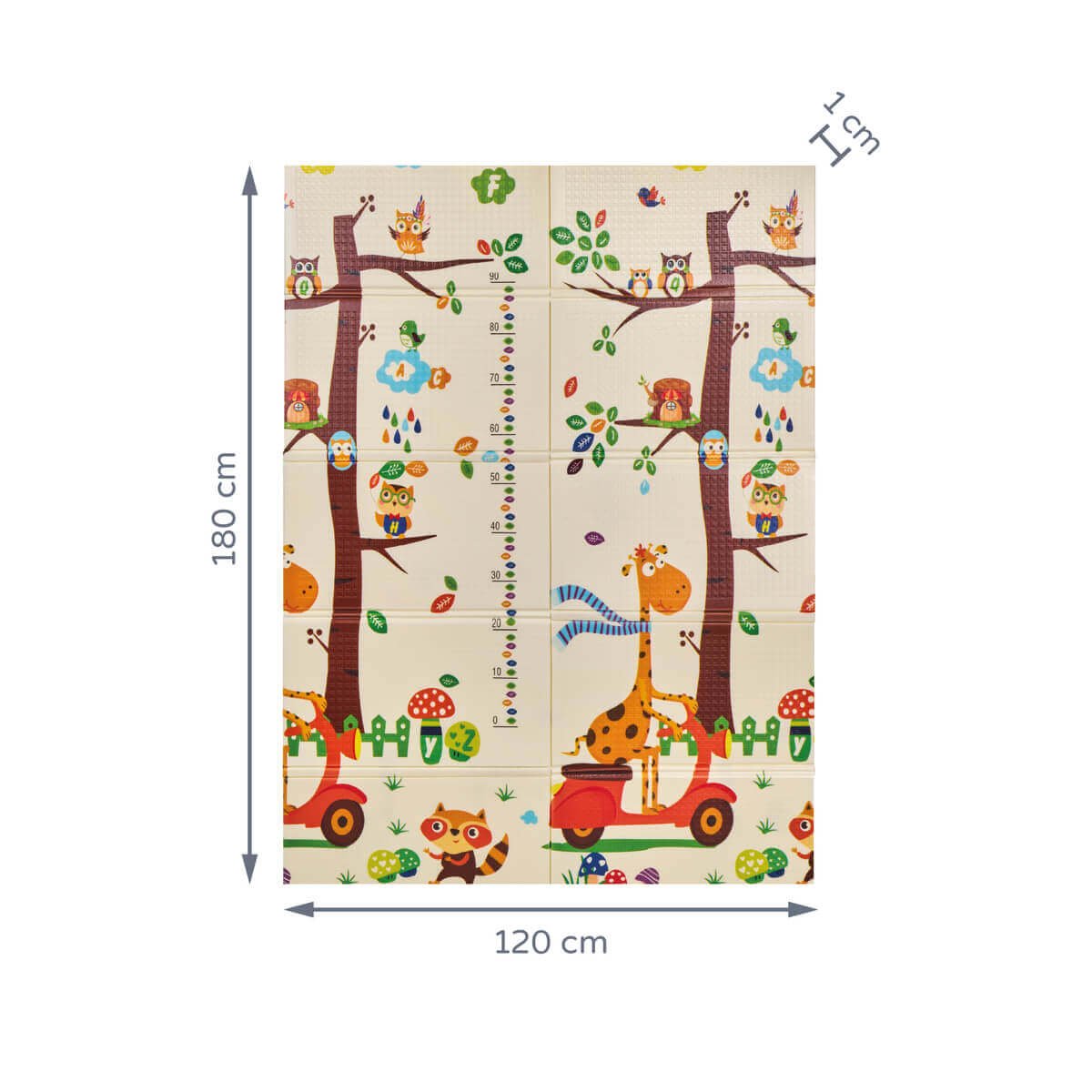 Tapis de jeux réversible girafe XL Ms Innovaciones