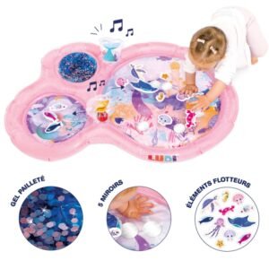 Tapis d'eau rose Ludi