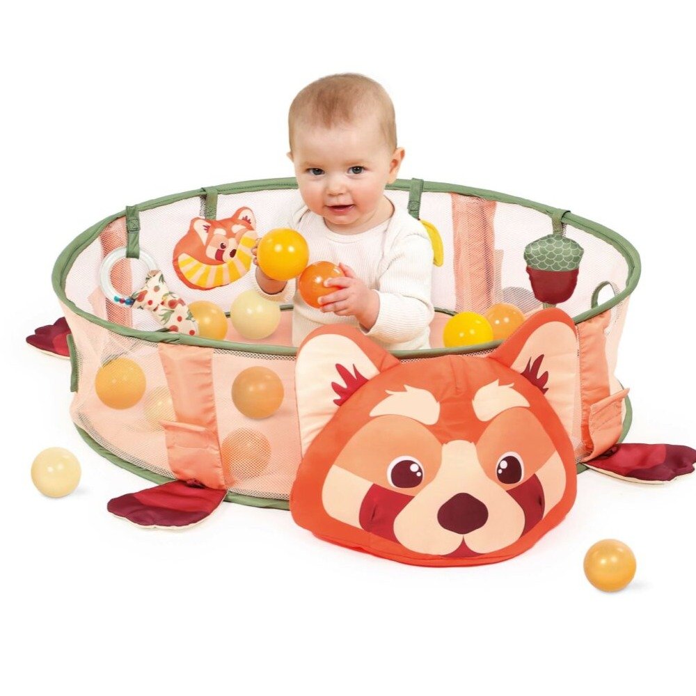 Tapis d'éveil et piscine à balles panda Ludi