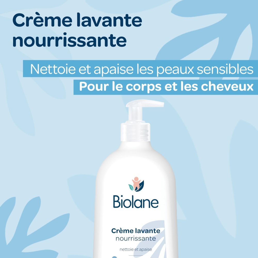 Crème lavante nourrissante 750 ml Biolane