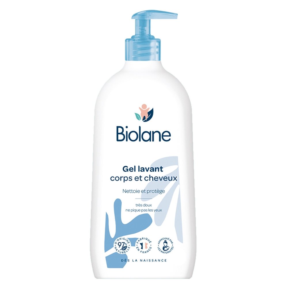 Gel lavant corps et cheveux 750 ml Biolane