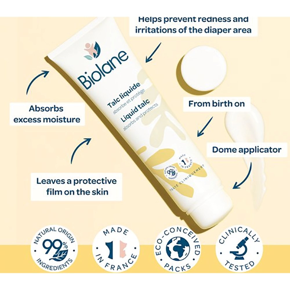 Talc liquide 100 ml Biolane