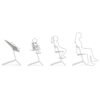 Chaise haute Lemo 4en1 Sand White Cybex